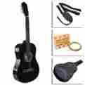 Gpct572 Unbranded Guitar Acoustic Kit Beginner Bundle Case Strap Tuner Extra Strings Us Seller 616043286365