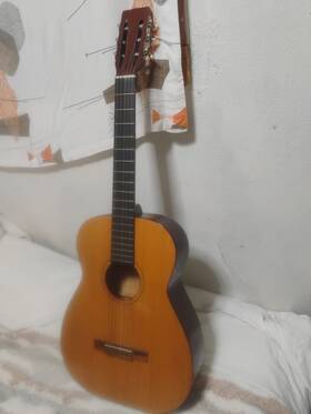 Harmony B-65-im Vintage 1965 H173 Classical Acoustic Guitar Made In Usa Natural