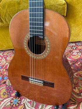 P150 Hiroshi Tamura Classical Guitar 1969 Solid Wood Braz Rw Signed Japan