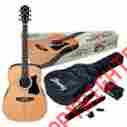 Ijv50 Ibanez Acoustic Guitar Jam Pack Mahogoney Neck Spruce Top Chrome Tuners