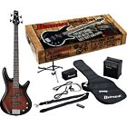 Ijxb150-wns Ibanez Bass Guitar Jumpstart Pack Walnut Sunburst