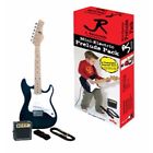 J Reynolds New Jrpkstbl Kids Mini Electric Guitar Prelude Pack Bodacious Blue 717070037507