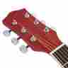Ja111rc-rb Inch Full Size Adm Play Beautiful Acoustic Guitar Songs Red Burst Music Instrument Beginners Tunes 791090447010