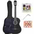 Jc113-bk 889811385137 Adm 39 Inch Student Classical Guitar Package Black Matte Ready To Learn
