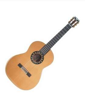 Fc522 Journey Instruments Classical Solid Cedar / Pau Ferro Travel Guitar With Case