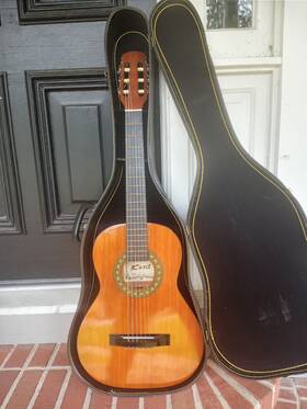 Kc111 Kent 1980s Classical Guitar Excellent Condition Set Up And Ready To Play