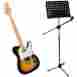 Ktmupk03 Pylepro 42 6 String Double Cutaway Paulownia Wood Electric Guitar 3 Color Sunburst 068888986779