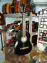 Lg-400-bk Lg-400 Lucida Student Classical Guitar Black