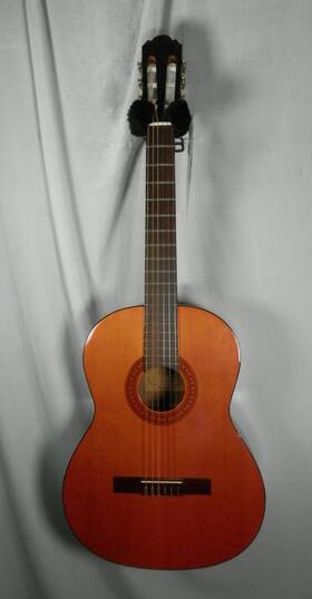 C-610 Lyle Model Classical Nylon String Acoustic Guitar Used Made In Japan