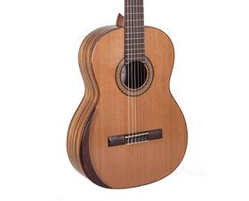 Manuel Rodr Guez 046662287928 Rodriguez Academia 40-c 4/4 Scale Classical With Armrest Cedar/zebrano -