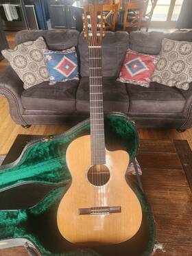 Martin & Co Prob1nd 000c-16sgtne Nylon String Acoustic - Fishman Pickup Solid Wood With Case