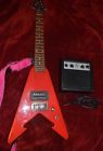 Me279 First Act Electric Guitar Flying With Amp
