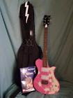 Me553 First Act Hot Pink Electric Guitar Package With Gigbag Strap