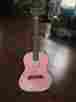 Mg322 First Act Model Pink Rock Queen 36 Wooden Acoustic Guitar