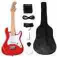 Mkagt31-st2-rd Berry Toys 32 Electric Guitar Set With 5w Amplifier Bag Cable Strap Picks Red 788581349144