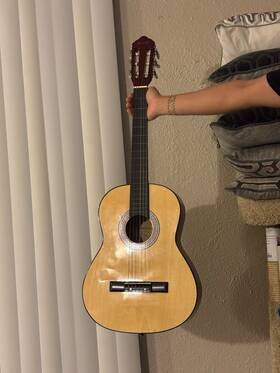 Musician Gc110 3/4 Classical Guitar 6 String Right-handed Beige Standard Body