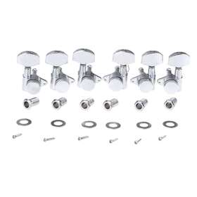 3r3l Musician Outfitters 726228069499 Guitar Locking Tuners 3x3 Machine Heads Tuning Pegs Keys Chrome