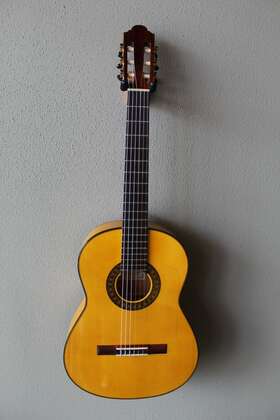 1378495454353215 Navarro Brand New Marlon Francisco Flamenco Blanca Guitar - 640 Scale