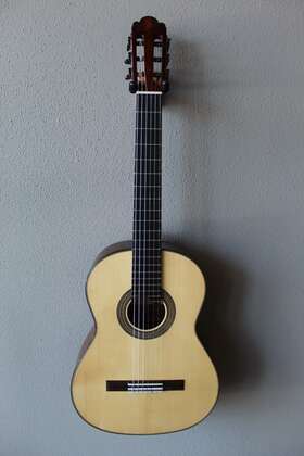 367584936587432543 Navarro Brand New Francisco Spruce Top Concert Classical Guitar