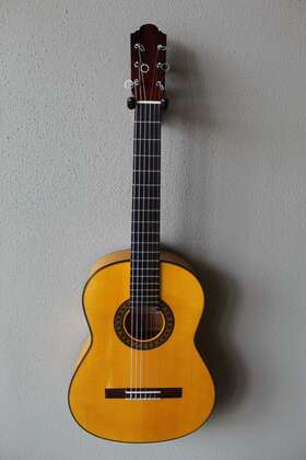 57835698473654325432 Navarro Brand New Francisco Marlon Flamenco Blanca Guitar - Friction Pegs