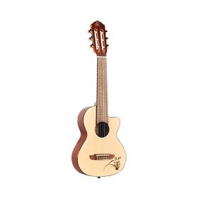 Rgl5c Ortega Guitars 6 String Bonfire Series Cutaway Guitarlele Right-handed