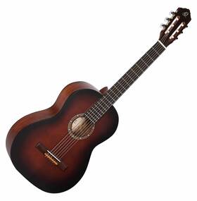 Ortega Guitars 842960181340 6 String Student Series Pro Solid Top Nylon Classical Guitar