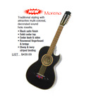 Paracho Elite Moreno Bajo Sextos Guitar Mereno