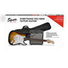 Pk-sq-strat-bsb Fender Squier Stratocaster Guitar And Frontman Amp Pack Sunburst