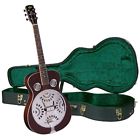Rd40mbun1 Regal Resonators Studio Series Roundneck Resophonic Guitar Hardshell 688382027589