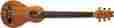 Ro10kk Washburn New Travel Series Rover Acoustic Guitar Koa 801128030784