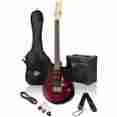 Rr100pkwb Rogue Rocketeer Electric Guitar Pack Wine Burst 656238022606