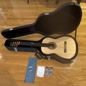 Ryoji Matsuoka Mh-100 Classical Guitar Mij Japan With Ohsc And Original Papers