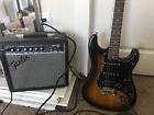 S-y01-1206a-1 Squier By Fender Electric Guitar Full Size Amp Beginner Starter