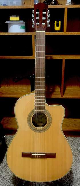 C-39465 S101 Classical Cutaway - Solid Spruce Top Ovangkohl Body- Deluxe