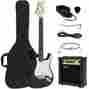 Sky1032 Best Choice Products Full Size Black Electric Guitar With Amp Case And Accessories Pack Beginner