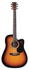 St-977c  Stadium Acoustic Guitar Bound Body High Gloss Easy To Play