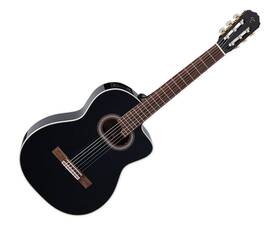 Takgc6ceblk Takamine Gc6ceblk A/e Classical Guitar With Cutaway - Black B-stock