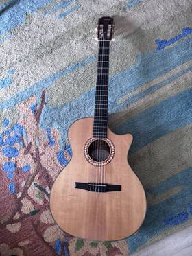 Taylor 20040319704 Ns44-ce Nylon String Classical Acoustic- Electric Guitar 2004