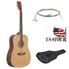Unbranded Electric Acoustic Guitar Cutaway Design With Case Strap Tuner New 813373011654