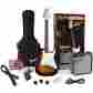 0301612032 Used004000 Squier Affinity Stratocaster Electric Guitar W 10g Amplifier Brown Sunburst Mc