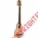 Usm-ro10zebra Used004000 Washburn Solid Spruce Top Zebra Back Rover Travel Guitar Value Pack Natural Mc
