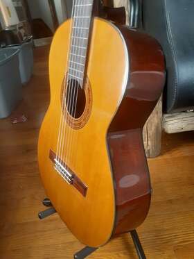 3454 Ventura V-1583 Vintage Bruno Classical Guitar Mij Sn