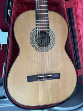 Vintage B-794 Evelio Dominguez Flamenco Classical Guitar 1971