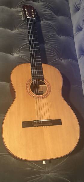 Vintage Hg-605 Hagstr M Classical Guitar Made In Sweden
