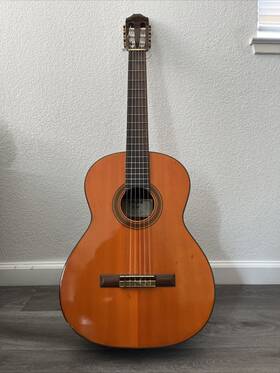 Vintage Kc-330 Kasuga Classical Guitar Made In Japan