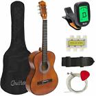 Wrl6kusvti General Beginners Kit Acoustic Guitar Strap Digital Tuner Strings Pitchpipe