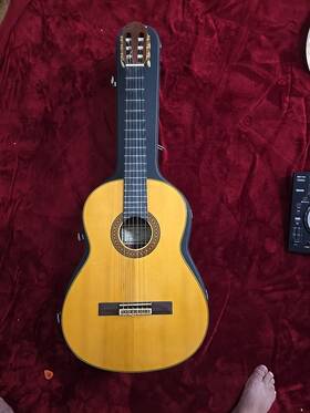 Nj-090 Yamaha Classical Acoustic Guitar Grand Concert Gc-30 Natural Hard Case
