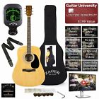 Zad01 Online Rated Beginner Acoustic Guitar Package Free University 739027531005