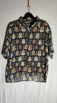Reyn Spooner Art Of Eddy Hawaiian Shirt Acoustic Electric Guitar Large Mens. Fixed Price $35.00.