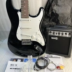 Rockjam RJEG02-SK-BK Superkit Full Size Electric Guitar With MG10 Amplifier, 10W. Fixed Price $225.00.
